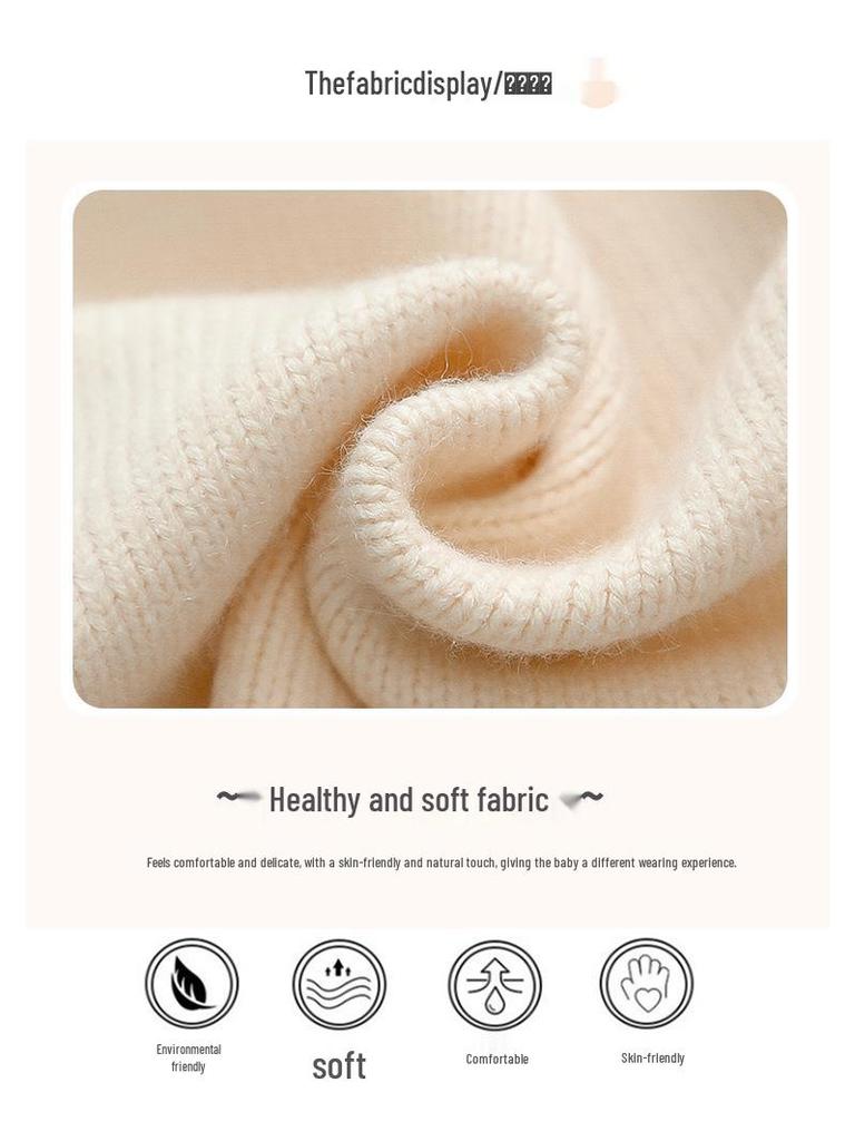 Dívčí kardigan a outfit podzim 2025: Jarní/podzimní dvoudílný set v korejském stylu