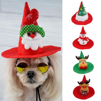 Haustier-Hut, verstellbar, dekorativ, auffälliger Weihnachtsbaum, Elch-Stil, Hund, Katze, Cosplay, Weihnachtsmütze, Haustierprodukt