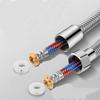 1 Piece Bathroom Accessories Shower Pipe Extension Soft Stainless Steel Braided Inner Tube 1.5/2M Long Flexible Shower Hose