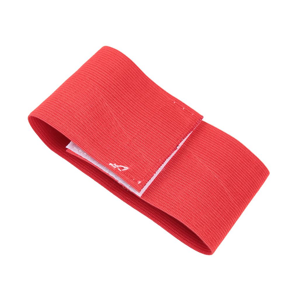 Outdoor Team Sports Groups Soccer Armbands Adjustable Player Bands (red)
