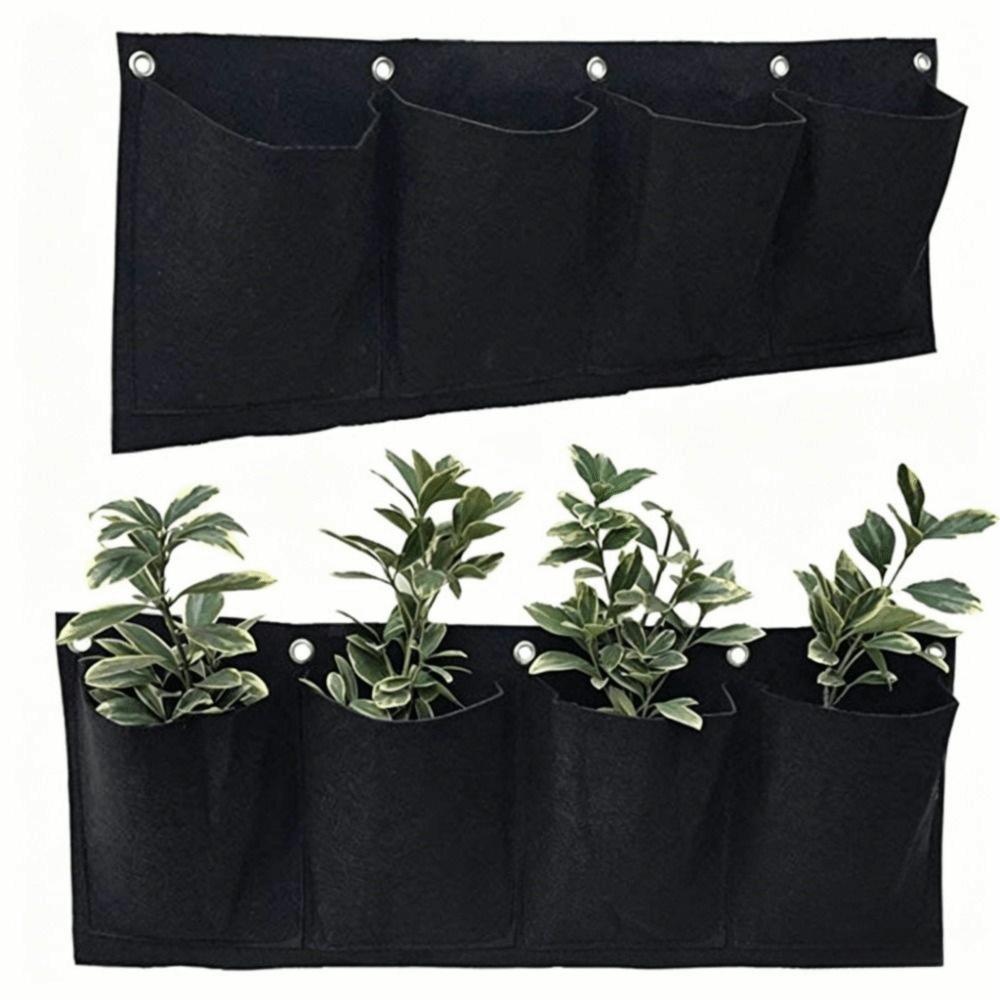 Big Size Hanging WallGrow Bag Durable Vertical Greening Bag  Vertical Garden