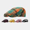 Classic Plaid Beret Hat For Women Men With Sun Protection Cotton Spring Summer Fashion Accessory