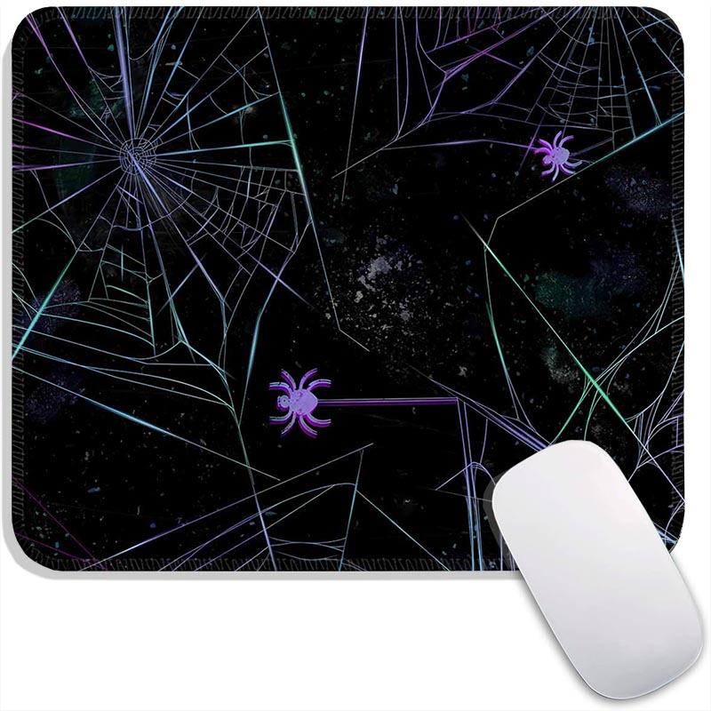 Spider Webs Standard Mouse Pad Small HD Mousemat Gaming Accessories Gamer MousePads Edge Stitched PC Non-Slip Travel Mousemat