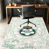 Club Santos Laguna Pattern Rug, Indoor/Outdoor Mat, for Picnic, Gameroom, Bedroom, Office, Living Room, Home Decor Carpet, Birthday Gift