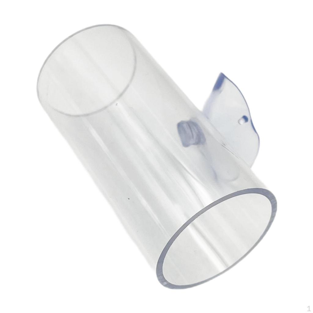 Betta Fish Tube Tunnel Aquarium Hideout Shelter Tank Accessories for Rest Play Hollow Cave