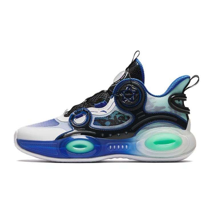 (GS) ANTA 3.0 Basketball Shoes White Blue Kids 312421120-2 EU 38