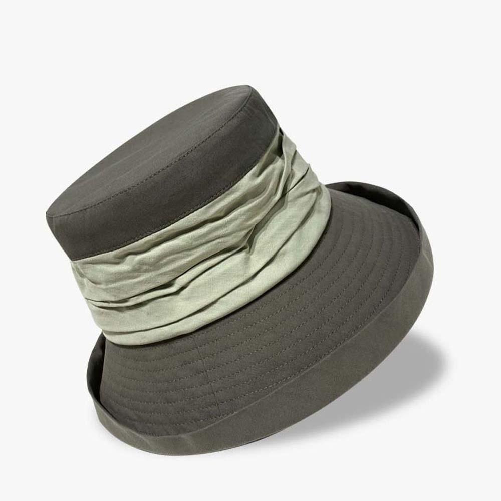 Pleasantly Cool Foldable Basin Hat Windproof Rope Fisherman Cap Soft Sunshade Bucket Hat  Women