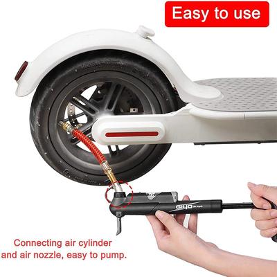 Adaptador de extensión de válvula de neumático para bomba de patinete eléctrico Xiaomi Mijia M365, inflador de aire con boquilla extendida, tubo suave