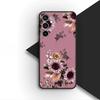 Cover Red Rose Flower Elegant Bloom Pink Peony Phone Case for Samsung Galaxy S25 S24 S23 FE Ultra Plus S7 Edge S25+ S23+ A56 5G