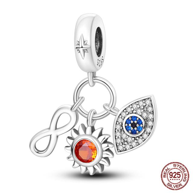 Moda 925 Prata Esterlina Bolsa Bagagem Charms Contas Fit Fasion 925 Pulseiras Finas Aniversário DIY Jóias Fazendo