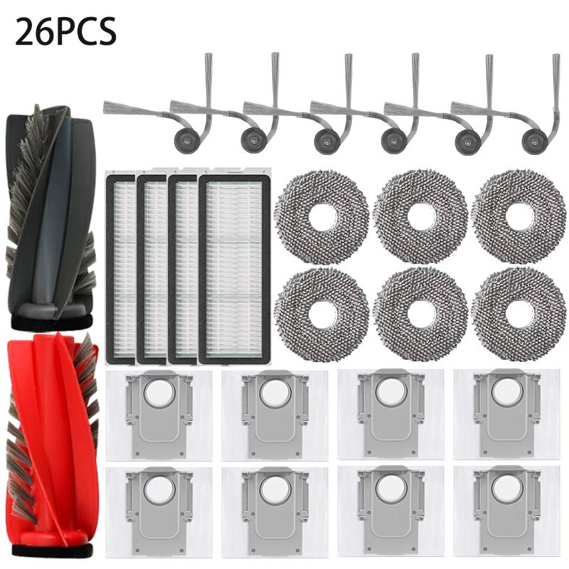 For Roborock Qrevo 5AE Curv / S5X / 5A1 / 5XC / CurvC Vacuum Accessories Main Roller Side Brush HEPA Filter Mop Cloth Dust Bag