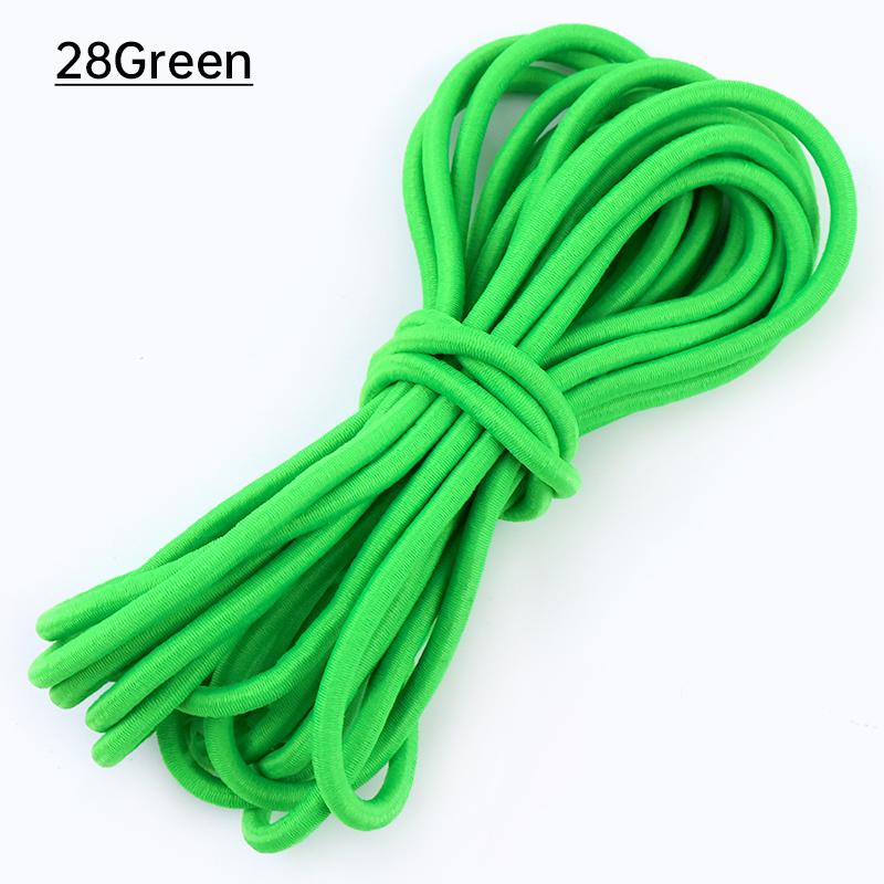 2/5/10Meters Meetee 5mm Elastic Ropes for Waistband Colored Rubber Band Clothes Bags Stretchable Cord Garment Sewing Accessories