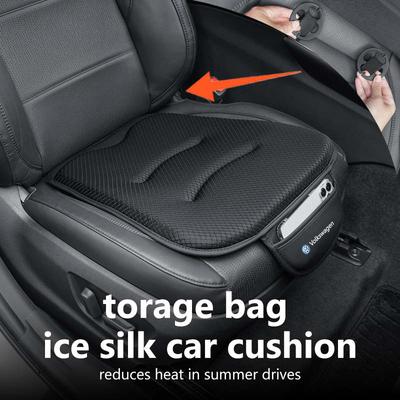 fgg7For Lce Silk Car Seat Comfortable Anti Slip Cushion Protect Pad Tiguan Sharan Touran Polo Scirocco Jetta CC