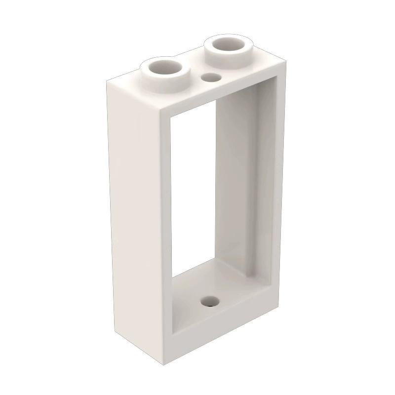 50pcs 60593 1x2x3 Window Frame Building Blocks Bricks Kit Part High-Tech Education Toy For Children Gift
