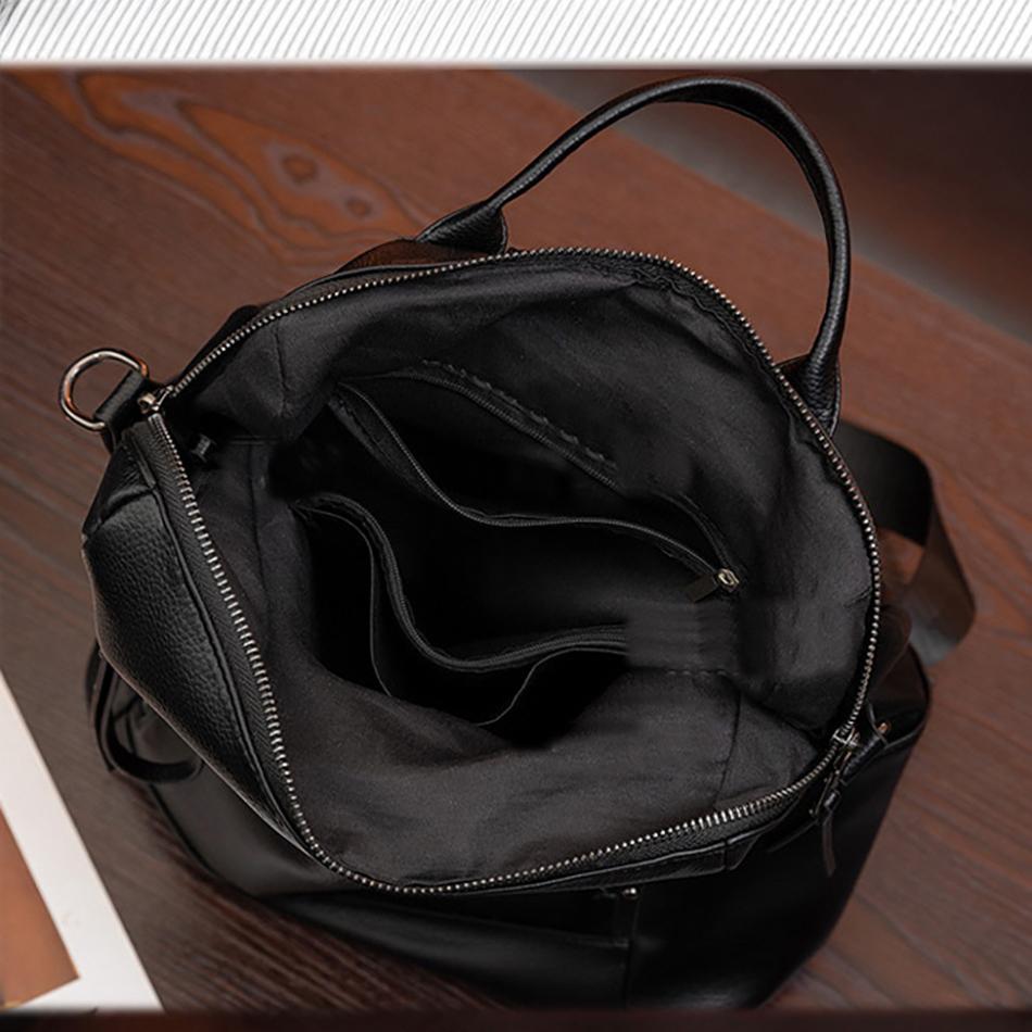 Soft Leather Backpack New Shoulder Bag for Women New Korean Fashion Trend Large Capacity Student Backpack