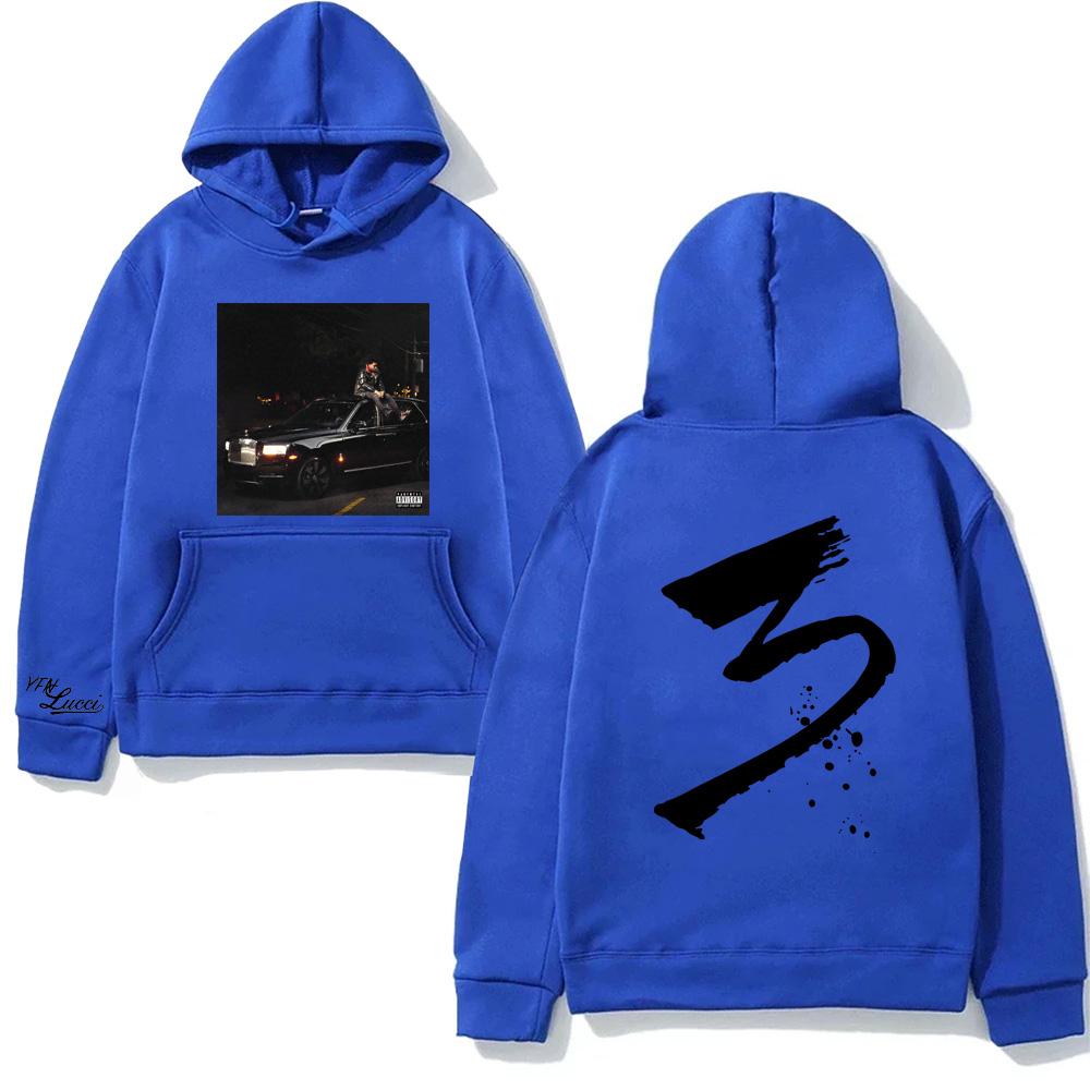 

YFN Lucci - Wish Me Well Cover Hoodie Aesthetic 2025New Autumn/Winter Sweatshirt Unisex Clothing Comfortable Hoody XXXL