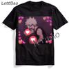 Vintage T Shirts O Neck Short Sleeve T Shirt Tees My Hero Academia