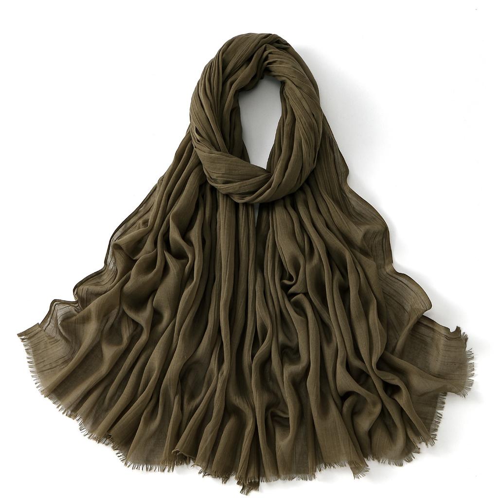 Resistant Fabric Easy To Carry Non-Slip Full Coverage Formal Muslim Hijab For Women Elegant Headscarf Full Coverage Event