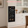 84Style Fridge Stickers Refrigerator Cover Door Landscape Plant Sea Vinyl Self Adhesive Kitchen Furniture Decor Wrap Freezer Sticker DIY