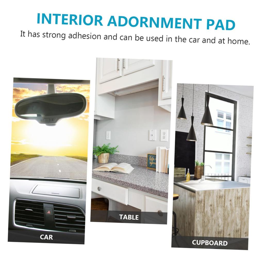 UKCOCO 10 PCS Car Anti Slip Dashboard Pad Material Durable Multifunctional Smartphone Anti-Slip Mat Stable Hold Car Non-slip Interior Accessories