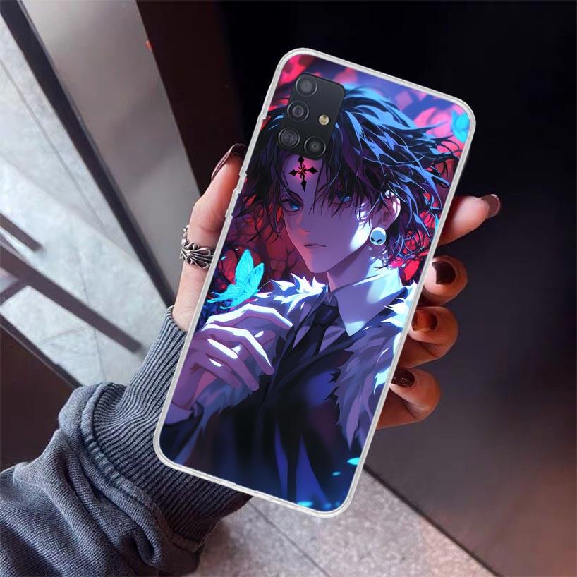 Huner X-Hunters Chrollo Shizuku Phone Case For Samsung Galaxy A12 A52S A42 A32 A22 A51 A50 Note 20 Ultra 10 S10 Plus A71 A70 A31