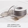 New 2mm Satin Ribbon DIY Double Sided Bow Making Ribbon Glossy Finish Solid Color Gift Packaging Ribbon Gift Box Decoration