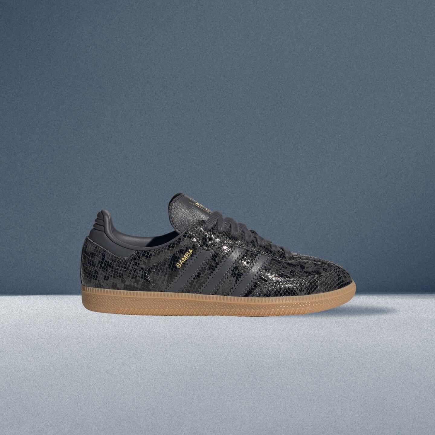 adidas Samba OG Змеиный принт Черный (Женский) 37