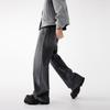 Jeans men's high street washed old men's American retro cleanfit wide-leg pants straight and thin floor-mopping trousers