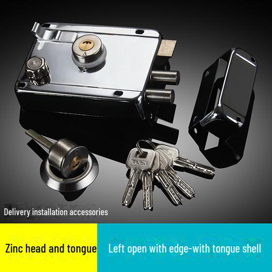 Universellt stöldskyddande dörrlås i rostfritt stål för inner- och studentrum