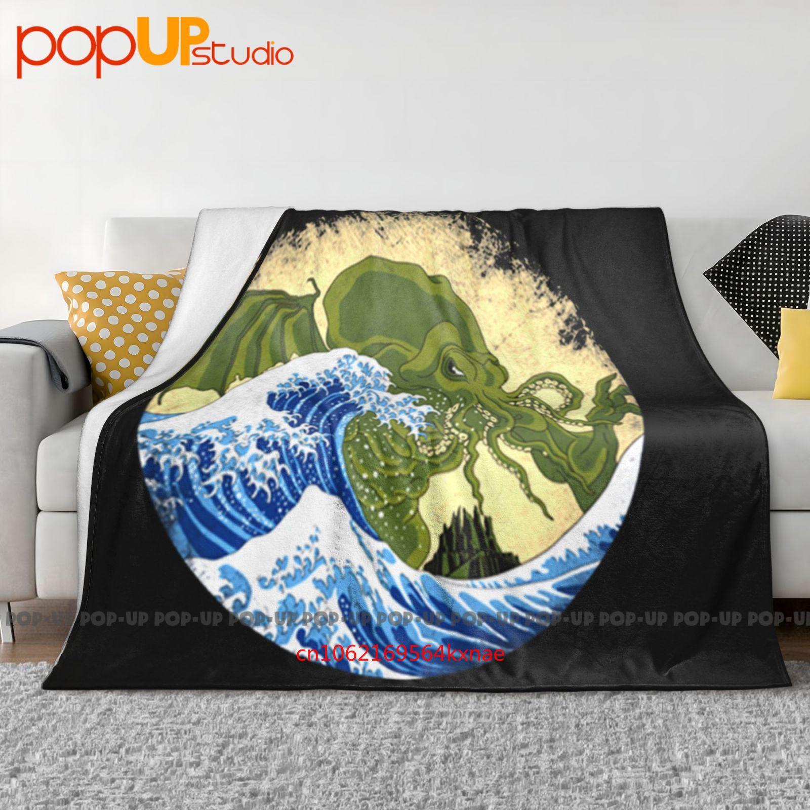 Hokusai Cthulhu Us Trend 2019 Ultra-Soft Blanket Quilt Winter Sofa Cover Bed Covers 30x40in