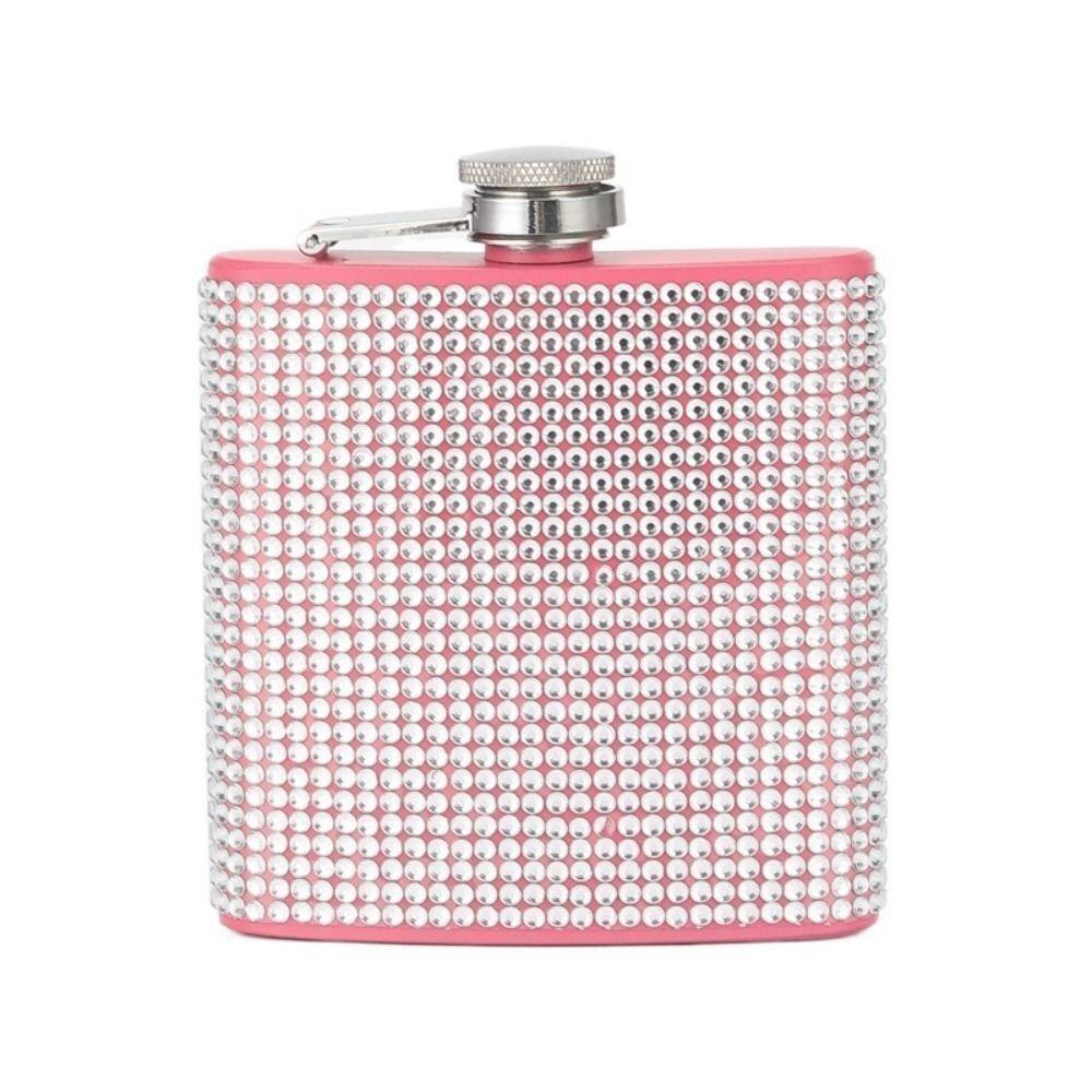 Leak-proof Wine Bottle Portable Alcohol Bottle Diamond Hip Flasks