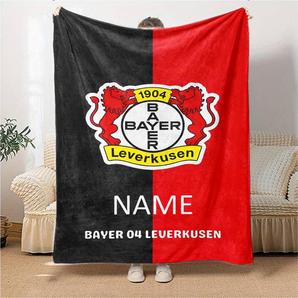 Custom Name Bochum Football Crest blanket for Couch & Bed, Plush Cozy Fuzzy Blanket Super Soft & Warm Blankets for Fall and Winter. 0908232