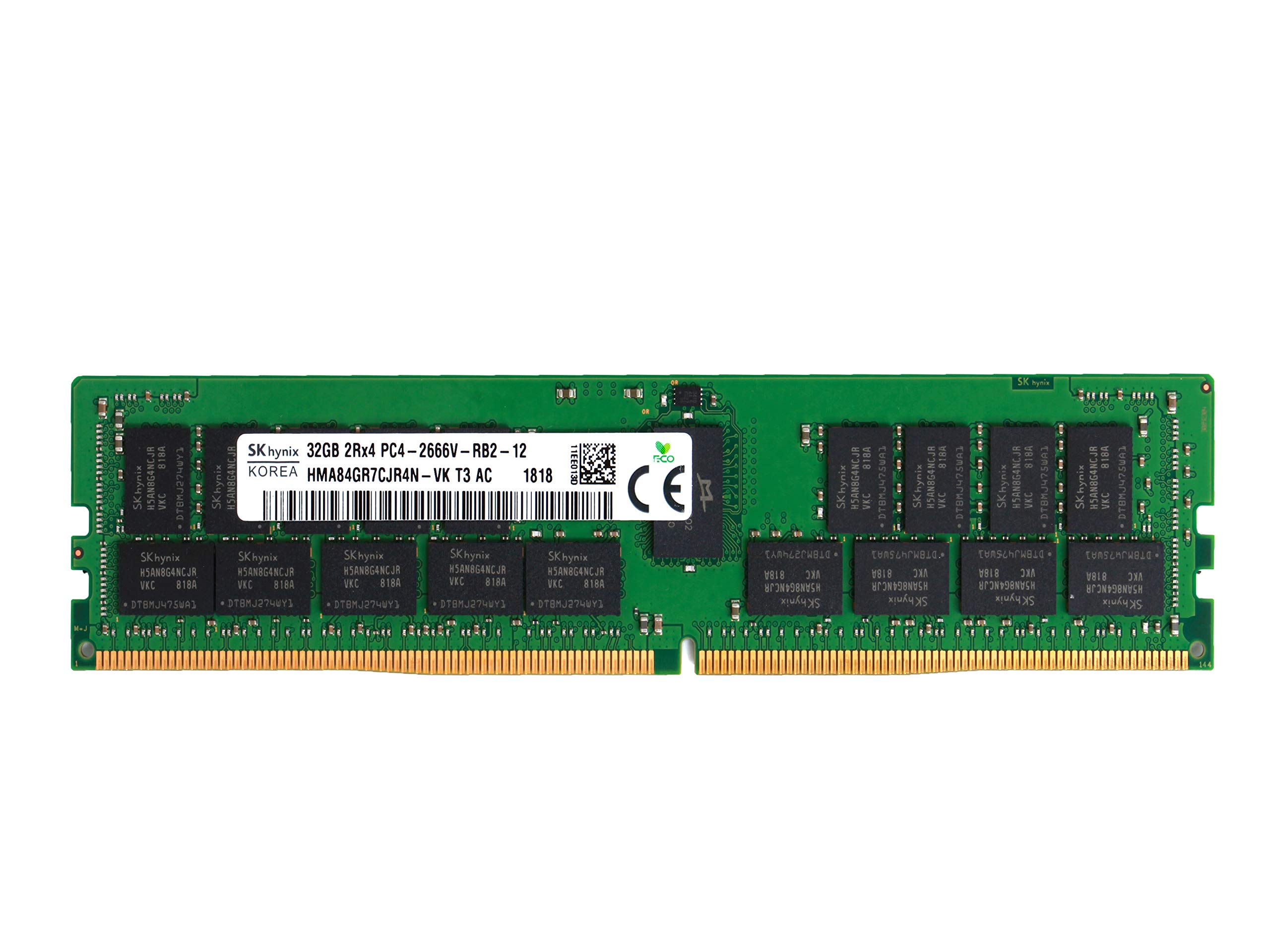 

SK hynix SK HYNIX ECC RDIMM 2Rx4 CL19 Server Memory 32GB HMA84GR7CJR4N-VK DDR4-2666 PC4-21300V-R