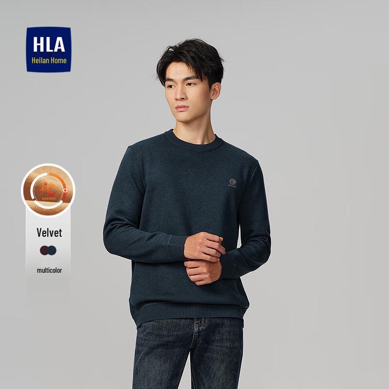 

HLA Men s Tang Sancai Collaboration Fleece-Lined Knit Sweater L