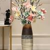 Large European-Style Porcelain Floor Vase for Dried Flowers - Artistic Living Room Ceramic Decoration