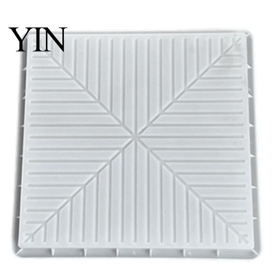 Plastic Flagstone Casting Mold Reusable Concrete Path Stepping Stone Mold, DIY Pavement Cement Mould, Decorative Maker for Patios Garden Patio Walkway