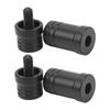 2Pcs Plastic Billiard Cue Joint Protectors Black Pool Cue Stick Joint Protectors Billiard Pool Cue