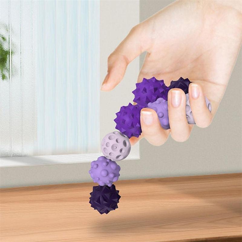 4/8 Stück Silikon Magnetisches Spielzeug Sensorisches Fidget-Spielzeug Stressabbau Angstzustände Autismus Entwicklungsspielzeug GZW