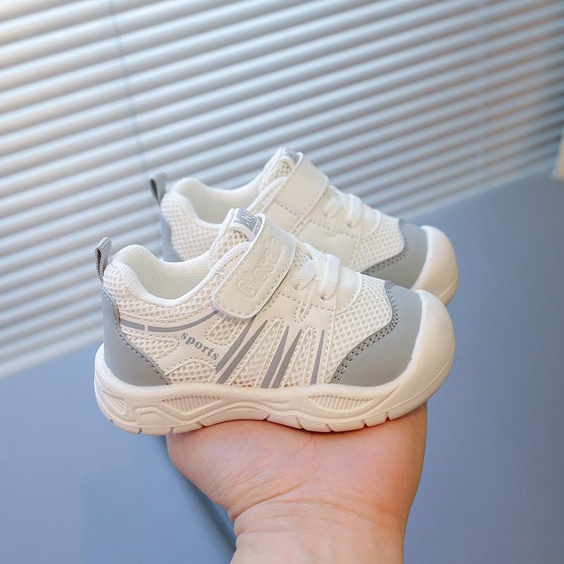 2025 spring baby functional shoes soft sole mesh breathable men's treasure sports shoes girl baby shoes children's shoes 2025