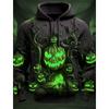 Men's Autumn and Winter 3D Printed Hooded Fashion Versatile Trend Breathable Casual Hoodies & Sweatshirts (men’s)