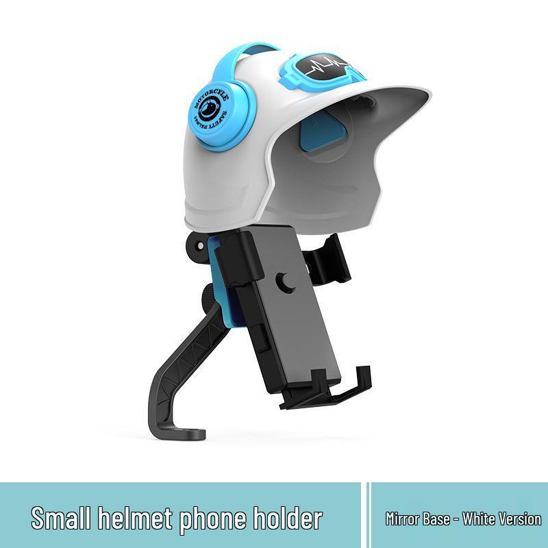 Electric Bike & Motorcycle Phone Holder: Shockproof, Outdoor-Ready Rearview Mirror Mount for Navigation