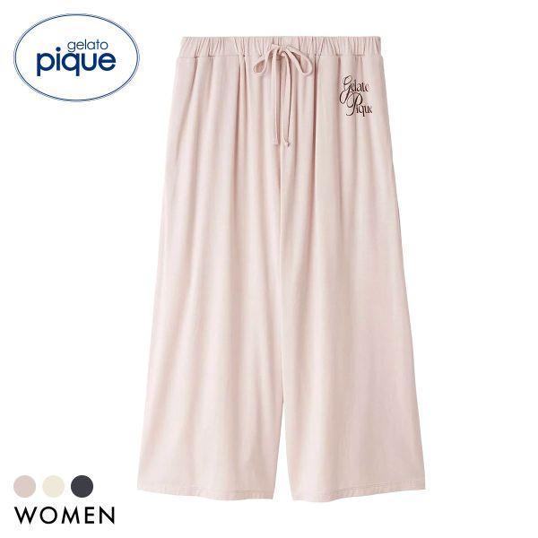 gelato pique women s IFMC. Cool touch rayon logo three-quarter length pants gelato pique pajamas room wear gelato pique