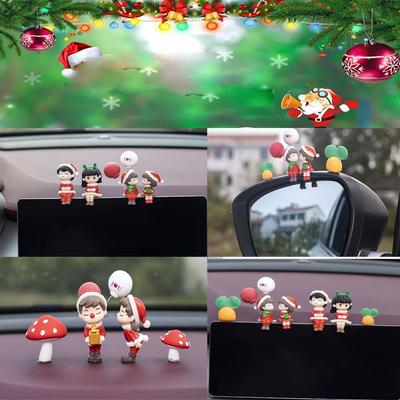 Ornamenti Auto Bambola Coppie Carine Action Figure Figurine Clip Profumo Decorazione Natale