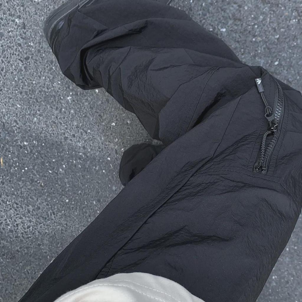 Men's Trendy Summer Quick-Drying Overalls - Functional, Casual Wide-Leg Hiking Pants