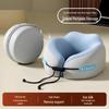 U-Shaped Memory Foam Travel Neck Pillow - Portable Cervical Spine and Backrest Support for Airplanes