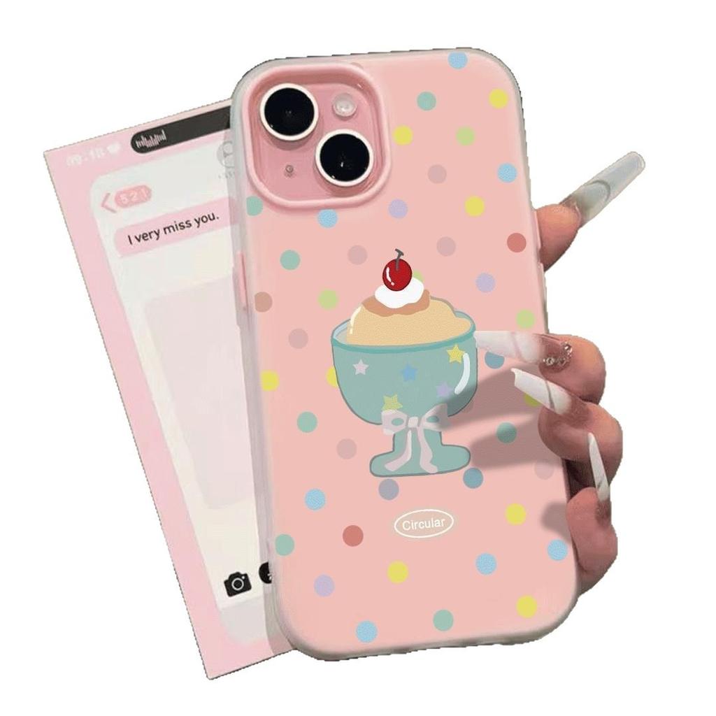 Żelowe etui 2w1 na telefon komórkowy Jednokolorowe Pogrubione dla Apple Etui 3w1 Odporne na upadki Nowe etui na telefon komórkowy dla dziewcząt