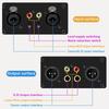 Multi-functional XLR Audio Isolator RCA Professional Audio Noise Filter 2 Way Passive Audio Isolator Accessories Live Broadcast