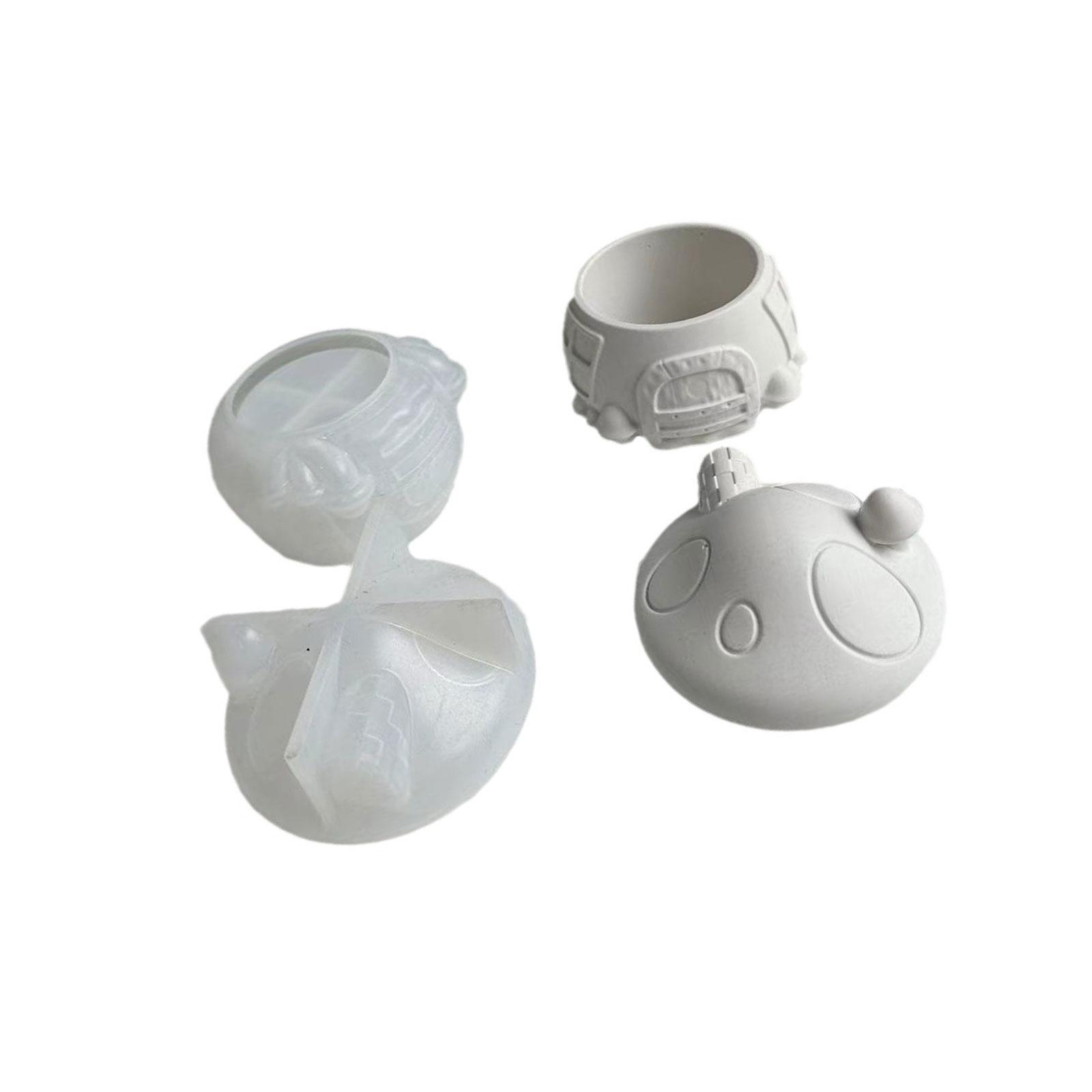 

Resin Jar Silicone Molds with Lid 3D Mushroom House Candle Cup Silicone Molds for Candle Jar Jewelry Box Home Decoration