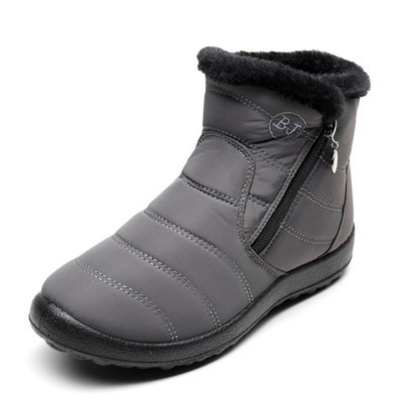 Women's Big Size Winter Warm Snow Boots Artificial Fur Lining Waterproof Ankle Boots Anti-slip Outdoor Shoes Hiking Mountaineering Sports Boots