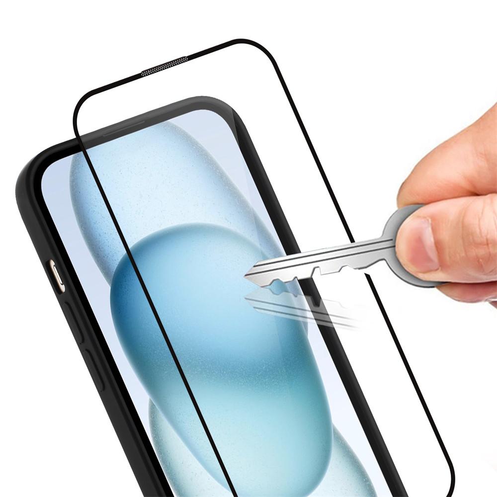 WANLONFENG MFFJ Serie Für Google Pixel 9 Pro Hülle Anti-Sturz TPU+Acryl Handy Rückseite mit Displayschutzfolie